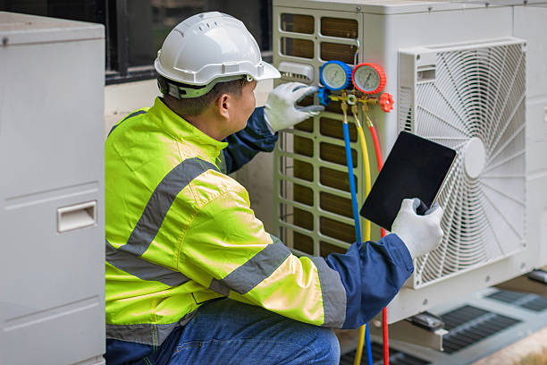 Professional Air Conditioning Repair technician working in Sargent, TX